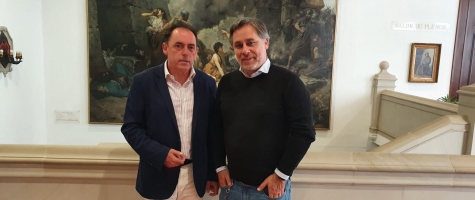 Benito Serrano con Ramón Pradera
