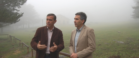 EL PTE DE LA DIPUTACIÓN Y EL ALCALDE DE COVALEDA VISITADO EL PARAJE BOCA DE PRADO