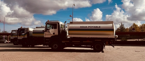 Camiones cisterna de la Diputación de Soria