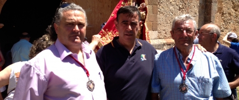 EL PTE DE LA DIPUTACIÓN Y EL ALCALDE DE CARACENA EN LA ROMERÍA DE LA VIRGEN DEL MONTE