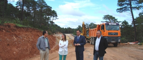VISITA OBRAS CARRETERA DE LA BLANCA A MURIEL VIEJO