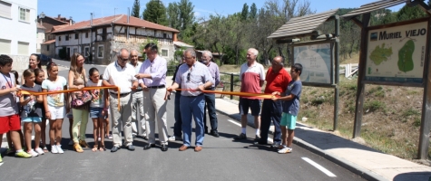 INAUGURACIÓN CARRETERA PROVINCIAL ENTRE MURIEL VIEJO Y CABREJAS DEL PINAR