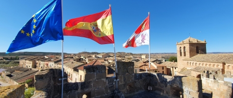Castillo de Monteagudo de los Vicarías que albewrga un museo municipal