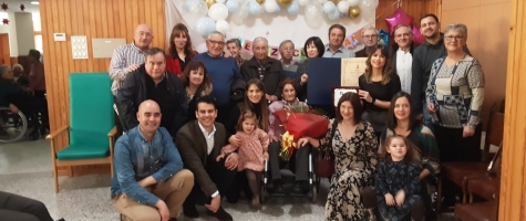 Centenaria en la Residencia de la Diputación de Ágreda