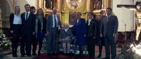 EL DIPUTADO PROVINCIAL JUAN CARLOS CACHO EN EL HOMENAJE A CENTENARIA EN ÁGREDA
