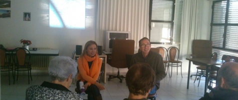 NURIA CABALLERO Y GUSTAVO MARTÍNEZ EN LAS CHARLAS SOBRE LA HISTORIA DE LA DIPUTACIÓN
