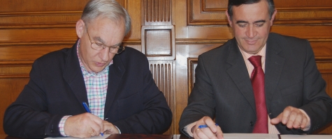 FIRMA CONVENIO ENTRE LA DIPUTACIÓN Y EL AYTO DE VILLAR DEL RÍO PARA LA APERTURA DEL AULA PALEONTOLÓGICA