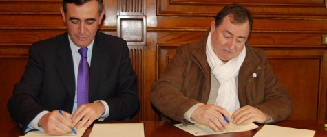 FIRMA CONVENIO DIPUTACIÓN SORIA-MANCOMUNIDAD RIO IZANA