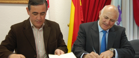 FIRMA CONVENIO DE COLABORACIÓN ENTRE EL AYTO DE SAN PEDRO MANRIQUE Y LA DIPUTACIÓN DE SORIA 