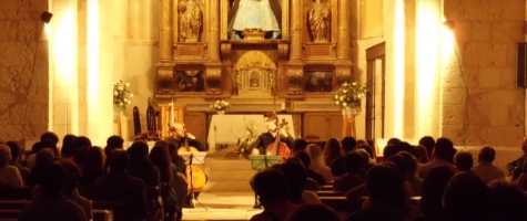 UNO DE LOS CONCIERTOS DEL CURSO INTERNACIONAL DE MÚSICA DE SAN ESTEBAN