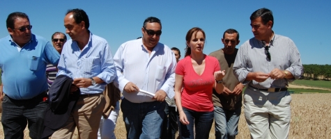 VISITA CONSEJERA DE AGRICULTURA DE LA JUNTA DE CASTILLA YLEON A SORIA