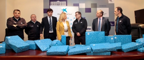 ENTREGA JUEGUESTES POR LA OBRA SOCIAL LA CAIXA A LA DIPUTACIÓN DE SORIA