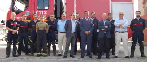LA DIPUTACIÓN REFUERZA EL PARQUE DE BOMBEROS DE ALMAZÁN CON UN NUEVO VEHÍCULO 4X4