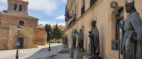 Fachada del Palacio de la Diputación provincial de Soria