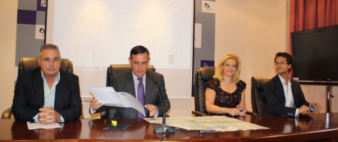 FIDEL SORIA, ANTONIO PARDO, ASCENSIÓN PÉREZ Y TOMÁS CABEZÓN EN PRESENTACIÓN PLAN CARRETERAS 2013