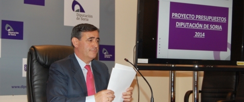 EL PRESIDENTE DE LA DIPUTACION, ANTONIO PARDO, PRESENTA PROYECTO PRESUPUESTOS 2014