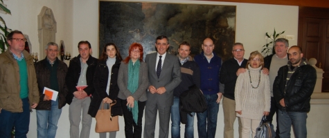 REUNION PTE DIPUTACIÓN CON LO AYUNTAMIENTOS POR LOS QUE TRANSCURRE LA VÍA VERDE