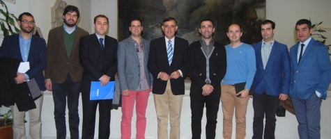 REUNIÓN PTE DIPUTACIÓN CON ASOCIACIÓN JÓVENES EMPRESARIOS Y EMPRENDEDORES DE SORIA