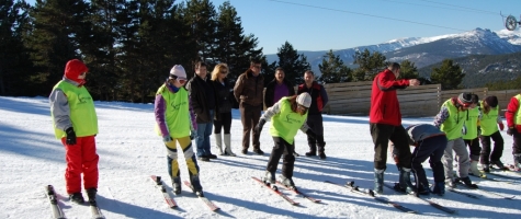 CURSOS DE NIEVE A CENTROS ESCOLARES EN SANTA INÉS 2011