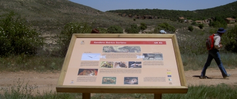 SEÑALIZACIÓN DEL GR-86 DE LA DIPUTACIÓN DE SORIA