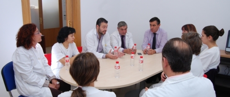 VISITA DEL PTE DE LA DIPUTACIÓN A LA RESIDENCIA SAN JOSÉ DE EL BURGO DE OSMA