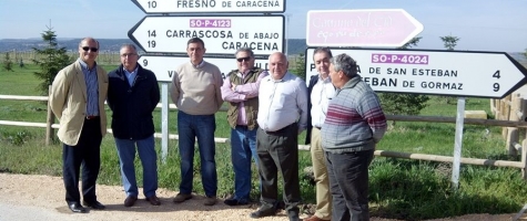 VISITA ACTUACIONES CARRETERA DE LA RASA