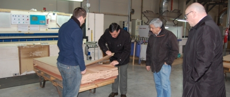 VISITA DEL PRESIDENTE DE LA DIPUTACIÓN A LA PLANTA DE NORMA DOORS TECHNOLOGIES