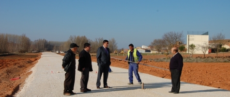 VISITA DEL PRESIDENTE DE LA DIPUTACIÓN A LAS OBRAS DE LA VARIANTE DE ZAYUELAS