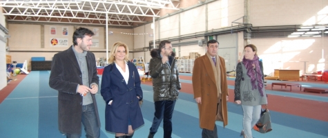 VISITA DEL PRESIDENTE DE LA DIPUTACION A LAS INSTALACIONES DEL CAEP