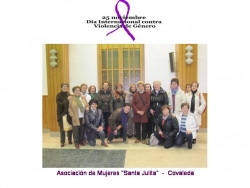 ADHESIÓN ASOCIACIÓN MUJERES SANTA JULITA DE COVALEDA 25N DÍA CONTRA LA VIOLENCIA DE GÉNERO