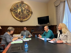 Algunos miembros de la Comisión de Cultura