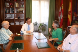 REUNIÓN PRESIDENTE DIPUTACIÓN DE SORIA Y AYTO DE BAYUBAS DE ARRIBA