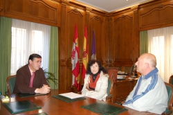 REUNION ENTRE EL PTE DE LA DIPUTACIÓN Y EL AYTO DE QUINTANAS DE GORMAZ