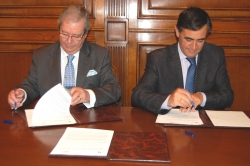 FIRMA CONVENIO DIPUTACIÓN SORIA-BANCO DE ALIMENTOS
