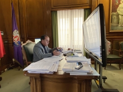 Encuentro del Presidente con los empresarios de la Cámara de Comercio e Industria de Soria