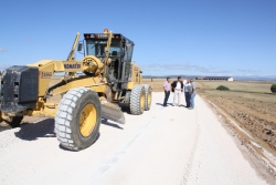 VISITA OBRAS CARRETERA PROVINCIAL ENTRE ALCONABA Y ALDEALAFUENTE