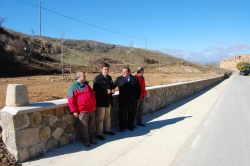VISITA PRESIDENTE DIPUTACIÓN CARRETERA TRAVESÍA GÓMARA