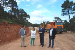 VISITA OBRAS CARRETERA DE LA BLANCA A MURIEL VIEJO