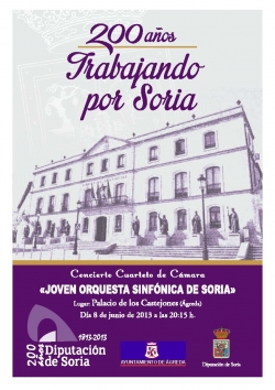 EL SÁBADO 8 DE JUNIO A LAS 20.15 HORAS EN PALACIO CASTEJONES ÁGREDA CONCIERTO JOSS