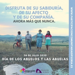 Diputación se suma al Día Mundial de los abuelos 