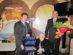 ACTO HOMENAJE CENTENARIA EN BERLANGA DE DUERO