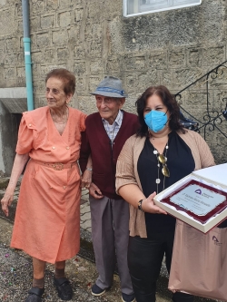 Centenario en Covaleda, Eva Muñoz, diputada servicios sociales