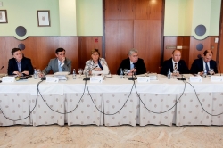 PTE DIPUTACIÓN DE SORIA EN CONFERENCIA PTES GOBIERNOS PROVINCIALES EN ORENSE