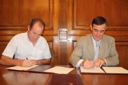 FIRMA CONVENIO DE COLABORACIO´N ENTRE LA DIPUTACIÓN Y LA CÁMARA AGRARIA PROVINCIAL