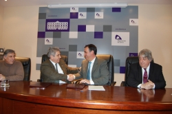 FIRMA CONVENIO ENTRE LA DIPUTACIÓN Y LA REAL FEDERACIÓN ESPAÑOLA DE CAZA