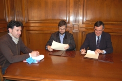 FIRMA CONVENIO DIPUTACIÓN SORIA-VOLEIBOL RIO DUERO SORIA