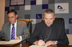FIRMA CONVENIO DE COLABORACIÓN ENTRE LA DIPUTACIÓN Y EL OBISPADO DE OSMA-SORIA