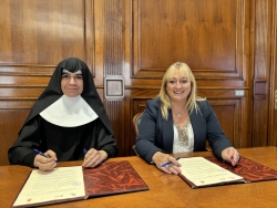 Firma convenio Residencia Santa Cristina