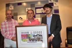 Cupón de la ONCE con la pingada del Mayo de Vinuesa