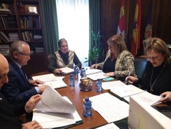 La Directora de Protección Civil de Castilla y León visita la Diputación de Soria